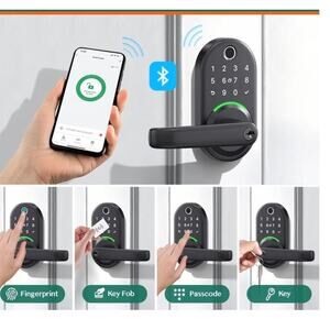 Yamiry Fingerprint Smart Door Lock, Keyless Entry Keypad, APP Control Deadbolt